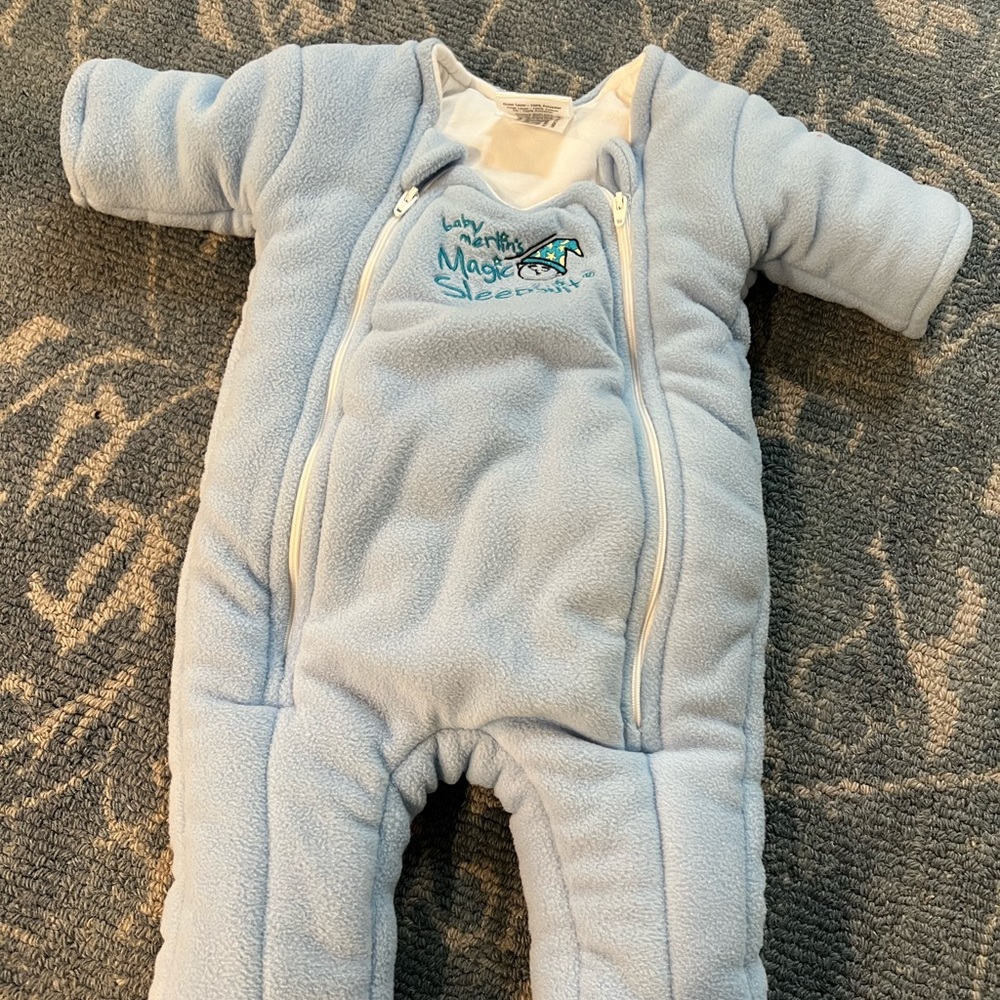 NWOT Magic Merlin sleep suit, size S (3-6 months)